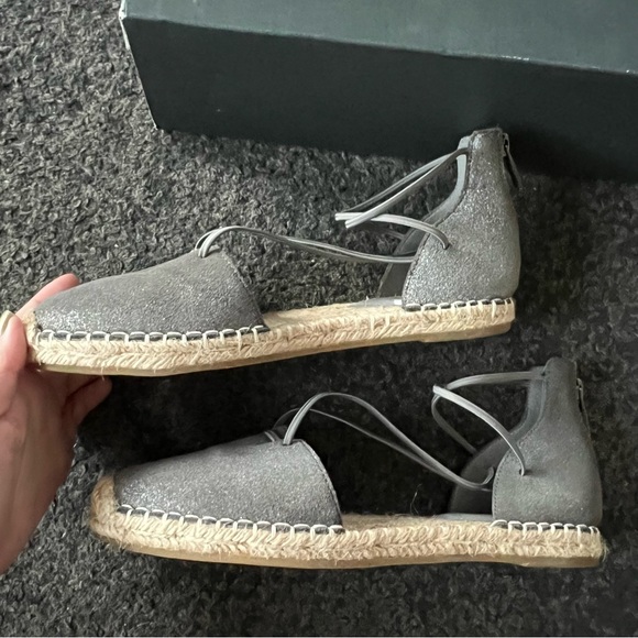 eileen fisher lee metallic espadrilles vacation cottage core - Picture 7 of 9